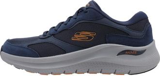 Skechers Mens Arch Fit 2.0 The Keep Sneaker, Navy Suede/Mesh/Duraleather/Trim, 10.5 UK
