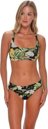 Sunsets Brandi Bralette Bikini Swimsuit Top in Night Bloom at Nordstrom, Size 3X-Large