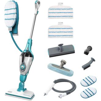 Black+Decker Black&decker - black+decker FSMH1351SM Scopa a Vapore steam mop 9 in 1 con modulo SteaMitt integrato