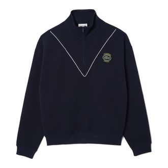Lacoste Heren, Sweatshirts & Hoodies, Zwart, Maat: XL Piqu&eacute;