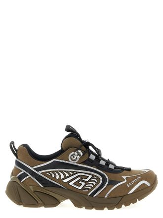 Balmain Bicolor Polyethylene Athletic Mens Sneakers