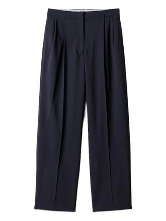 Miu Miu Pantaloni pliss&eacute; - Blu