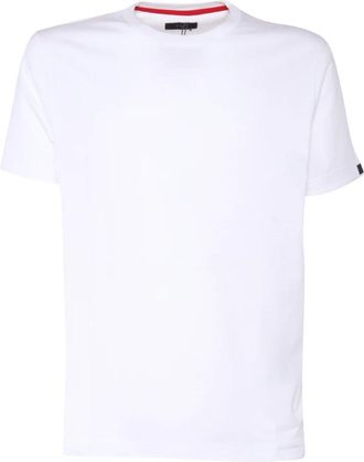 Fay T-Shirts, male, White, Size: 2XL Blue Tag T-Shirt
