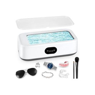 OEM Limpiador Ultras&oacute;nico De 640 Ml Y 49 Khz Con Bajo Nivel De Ruido, Con 3 Temporizadores Digitales, Para Joyer&iacute;a, Pr&oacute;tesis Dentales, Relojes, Gafas Y Ca