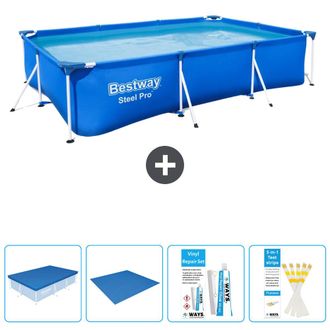 Bestway Piscina Bestway Steel Pro Rectangular - 300x201x66 Cm - 7-piezas S22715