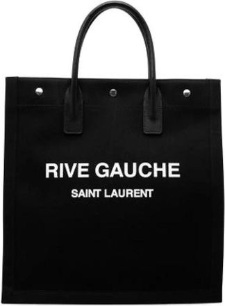 Saint Laurent Pre-owned Tote Bags, female, Black, Size: ONE SIZE Pre-owned The Rive Gauche Tote Bag