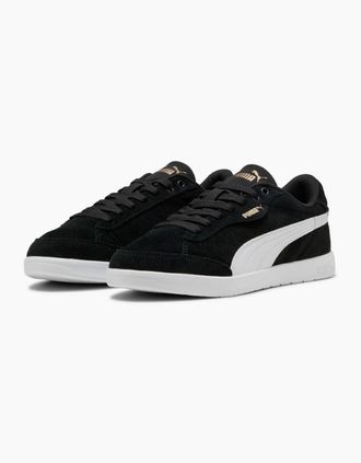 Puma Womens Puma Vikky Star SD Suede Womens Black Trainers - Size: 7