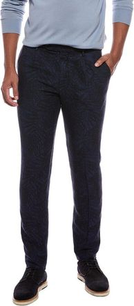 Slowear Slowear Linen-Blend Single Pleat Regular Fit Pant