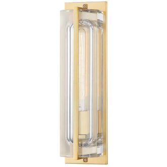 Hudson Valley Lighting Hawkins Aplique De Pared 1 Luz Lat&oacute;n, 2700k