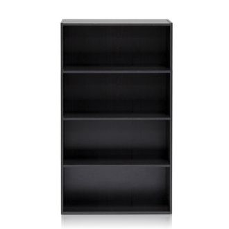 Furinno Pasir 4-Tier Open Shelf, Espresso