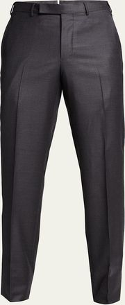 Ermenegildo Zegna Mens Trofeo Wool Trousers