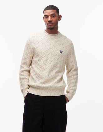 Wood Wood Double A By Wood Wood - Lamin - Felpa &eacute;cru-Neutro