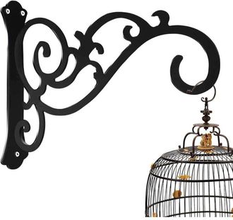 OEM Soporte De Pared Para Plantas - Gancho Colgante De Hierro Forjado - Resistente A La Intemperie - Para Jard&iacute;n Exterior E Interior - Pack De 2