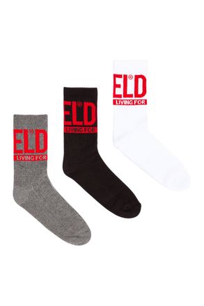 Diesel 3-pack of socks with Diesel logo - Socks - Man - Multicolor