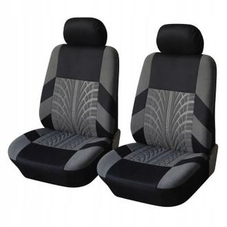 OEM Fundas Universales Para Asientos Delanteros De Coche, Color Negro Y Gris