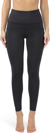 90 Degree by Reflex PolarLux Fleece Side Pocket Leggings in Black at Nordstrom Rack, Size X-Small