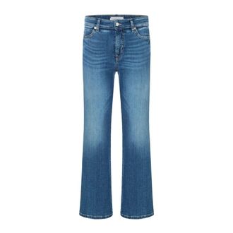 Cambio Jeans, Dames, Blauw, S, Katoen, Francesca Bootcut Jeans