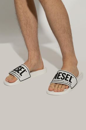 Diesel MAYEMI SA Slides, Mens, White