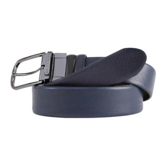 Piquadro Belts, male, Blue, Size: ONE SIZE Reversible Belt with Prong Buckle