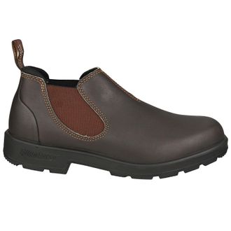 Blundstone 2038 Leather Unisex Slip On Shoes - Brown - Size:UK 10.5