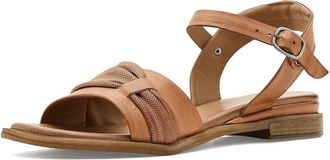 Miz Mooz Gradie Flat Sandals Womens Sandals Brandy : EU 42 (US Womens 10.5-11) B - Medium, Leather
