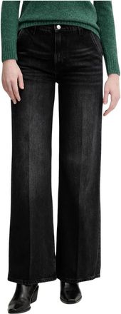 Joop Evi High-rise Jeans - Dames - Loose Fit Jeans - Zwart - W25 - Katoen - Jeans