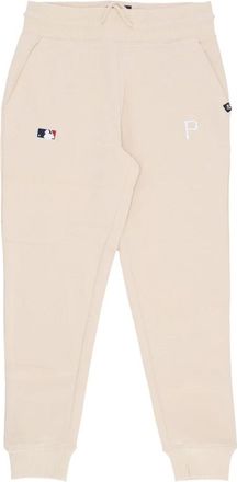 47 Brand Base Runner Emb Burnside Pants - Heren - Sweatpants - Beige - S - Katoen - Broeken