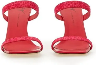 Giuseppe Zanotti Glitter Mule - Pink