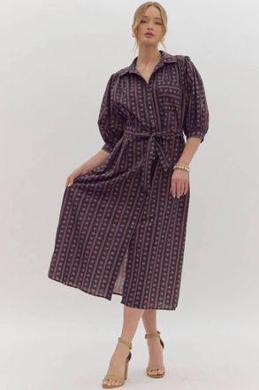 Entro The Natalie Dress In Black