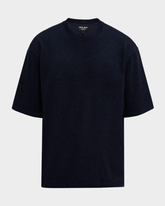 Giorgio Armani Mens Cashmere Crewneck T-Shirt