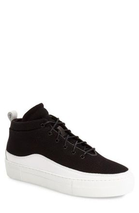 Public School Braeburn High Top Sneaker in Black Canvas at Nordstrom, Size 8.5