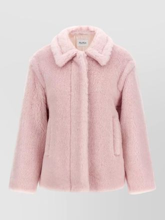 Max Mara silk single-breasted short coat