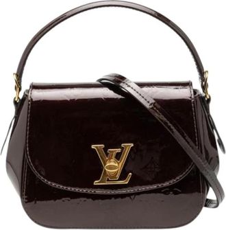Louis Vuitton Pre-owned Pasadena - Dames - Vintage Handtas - Paars - ONE Size - Leer - Vintage