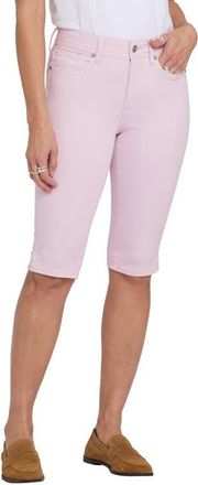 NYDJ Sophie Side Slit Bike Capri Jeans in Light Lilac at Nordstrom, Size 10