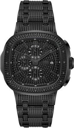 JBW Heist GMT Quartz Black Dial Unisex Watch J6380E