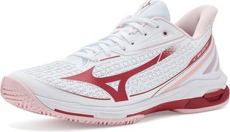 Mizuno Wave Exceed Tour 7 AC Womens Cross Training Shoes White/Fiery Red : 8.5 B - Medium, Synthetic