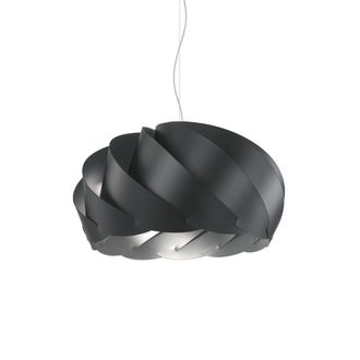 Linea Zero Suspensi&oacute;n Negra En Metal Cromado Cm. 42x26h