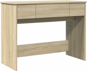 vidaXL Vidaxl - Dressing Table with Mirror Sonoma Oak 100x45x76 cm