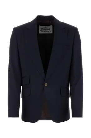 Vivienne Westwood Navy Blue Wool Blazer