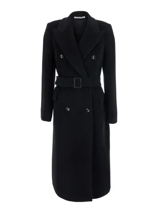 Tagliatore Jole Coat - Black