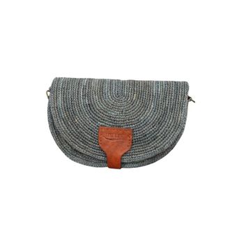 Ibeliv Tassen, Dames, Grijs, ONE Size, Leer, Tiako Schoudertas