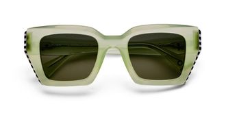 Etnia Barcelona Ritmo GR Womens Sunglasses Green Size 48