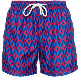 Peninsula Ponente Swim Shorts in Blue Multicolor at Nordstrom, Size X-Large