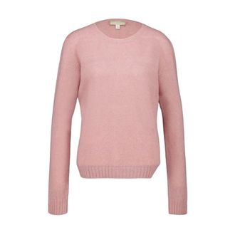 120% Lino Truien & Vesten, Dames, Roze, L, Kasjmier, Trui van Kasjmiermix met Ronde Hals