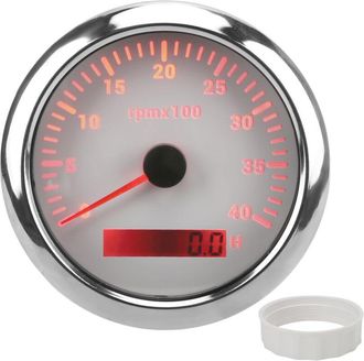 OEM Tac&oacute;metro De 85 Mm Y 4000 Rpm Con Clasificaci&oacute;n Ip67, Resistente Al Agua Y Con Retroiluminaci&oacute;n De 7 Colores Para Coche, Barco, Autocaravana Y Yate - 