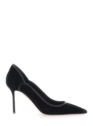 Aquazzura Black Leather Pumps