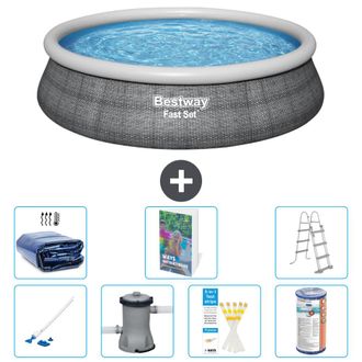 Bestway Piscina Bestway Fast Set Redonda - 457x107 Cm - 8-piezas S375