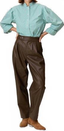 Leon & Harper Penelope Pants In Brown