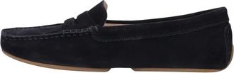 Stefano Lauran Schoenen, Dames, Blauw, 39 EU, Su&egrave;de, Elegante blauwe su&egrave;de mocassins