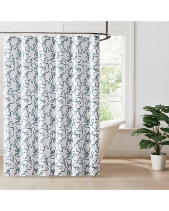 Truly Soft Printed Bow Shower Curtain